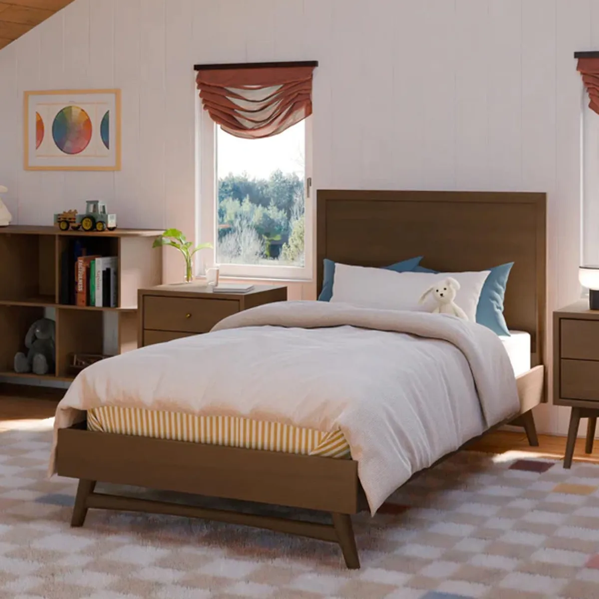 Twin Beds + Trundles-Babyletto Kids Palma Twin Bed