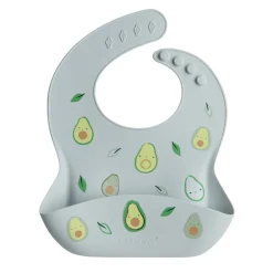 Bibs + Burps-LouLou Lollipop Patterned Silicone Bib
