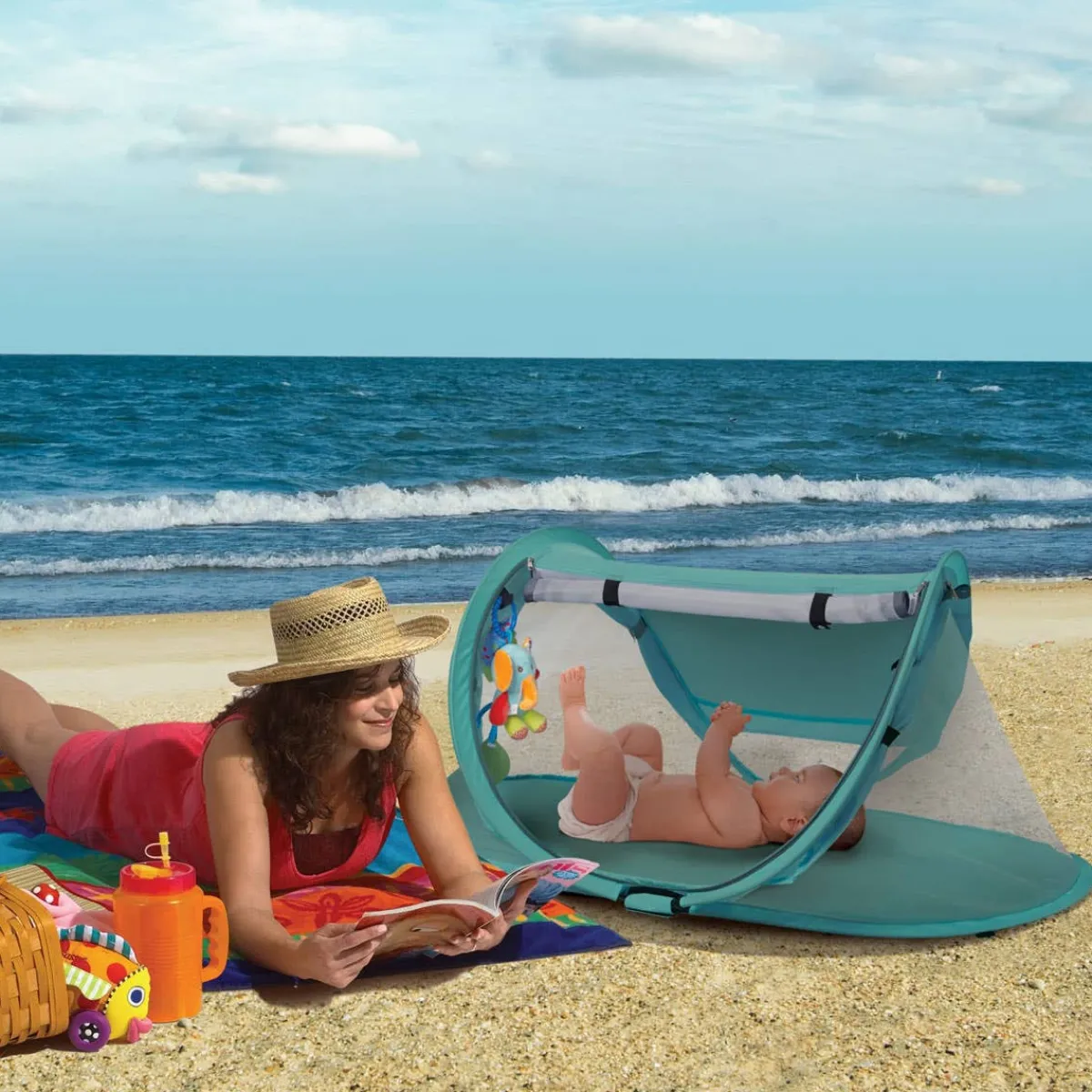 Travel Gear-KidCo PeaPod Prestige - Seafoam