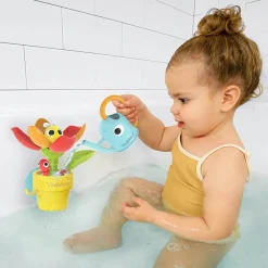 Bath Toys-Yookidoo Peek-A-Bee Tub Flower