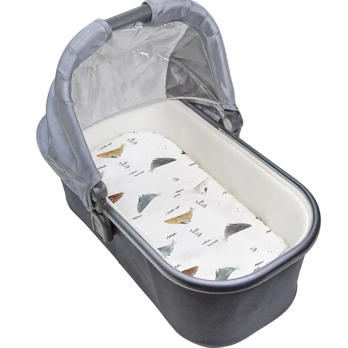 Bassinet Sheets-Kushies Percale Bassinet Sheet