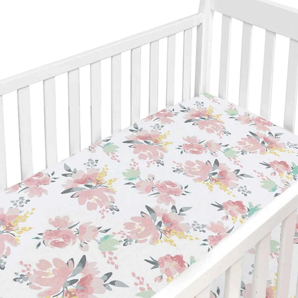 Crib Fitted Sheets-Kushies Percale Crib Sheet
