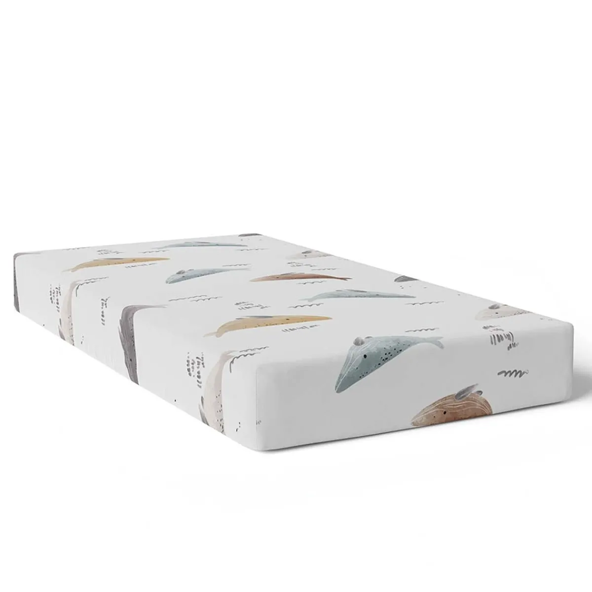 Crib Fitted Sheets-Kushies Percale Crib Sheet