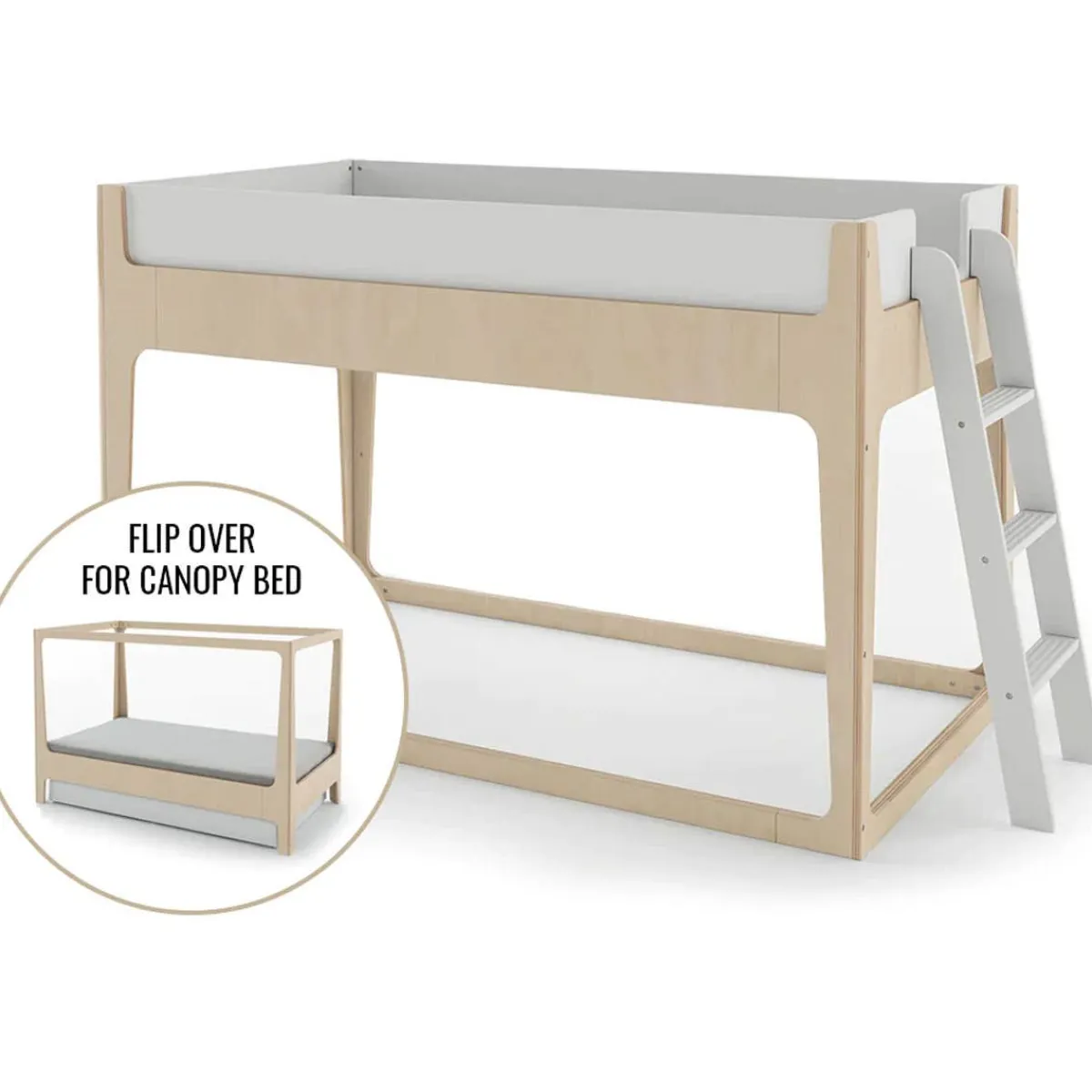 Twin Beds + Trundles|Bunk Beds + Loft Beds-Oeuf Perch Nest Bed
