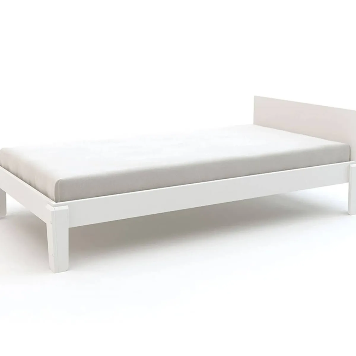 Twin Beds + Trundles-Oeuf Perch Twin Bed