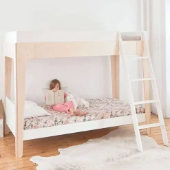 Twin Beds + Trundles|Bunk Beds + Loft Beds-Oeuf Perch Twin Bunk Bed