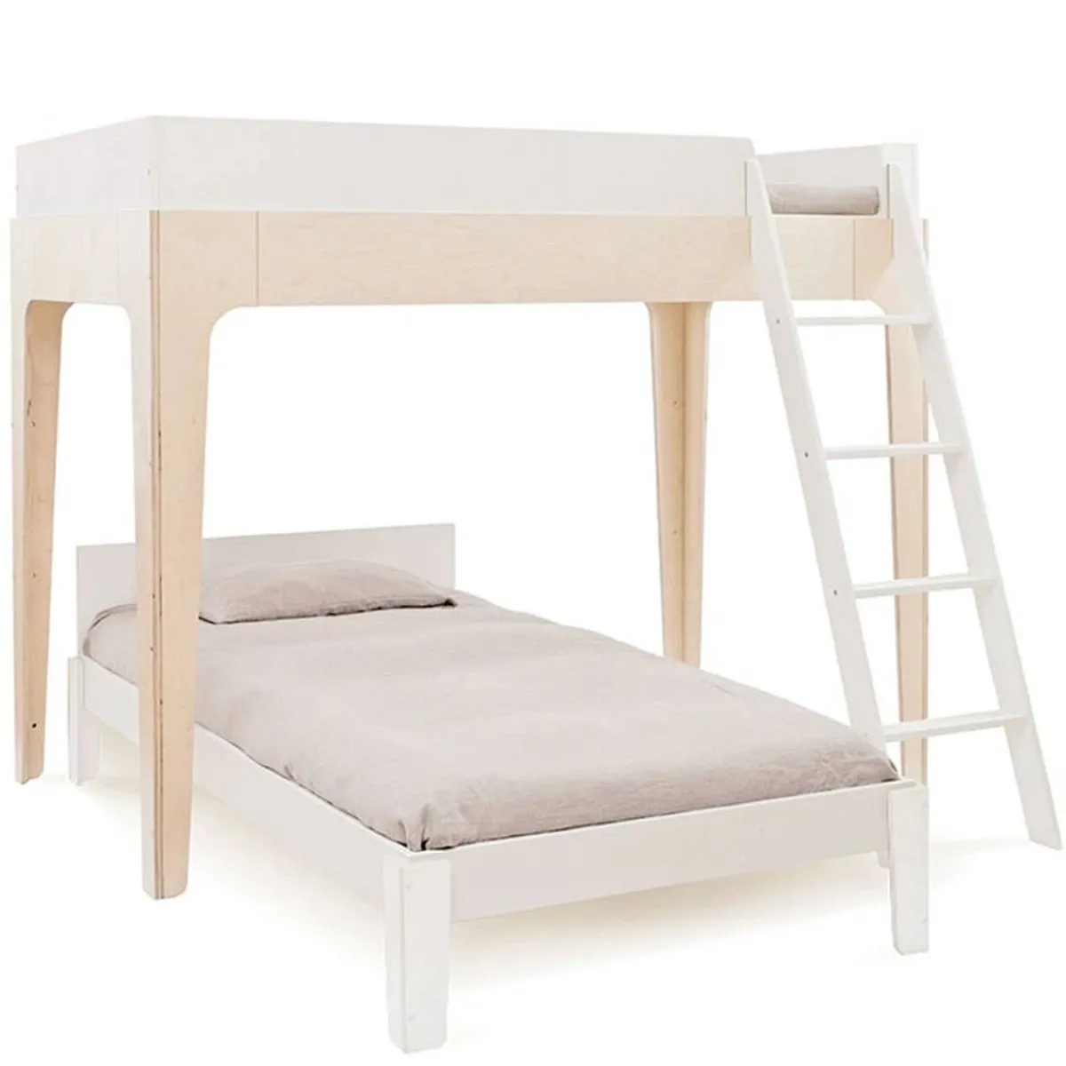 Twin Beds + Trundles|Bunk Beds + Loft Beds-Oeuf Perch Twin Bunk Bed