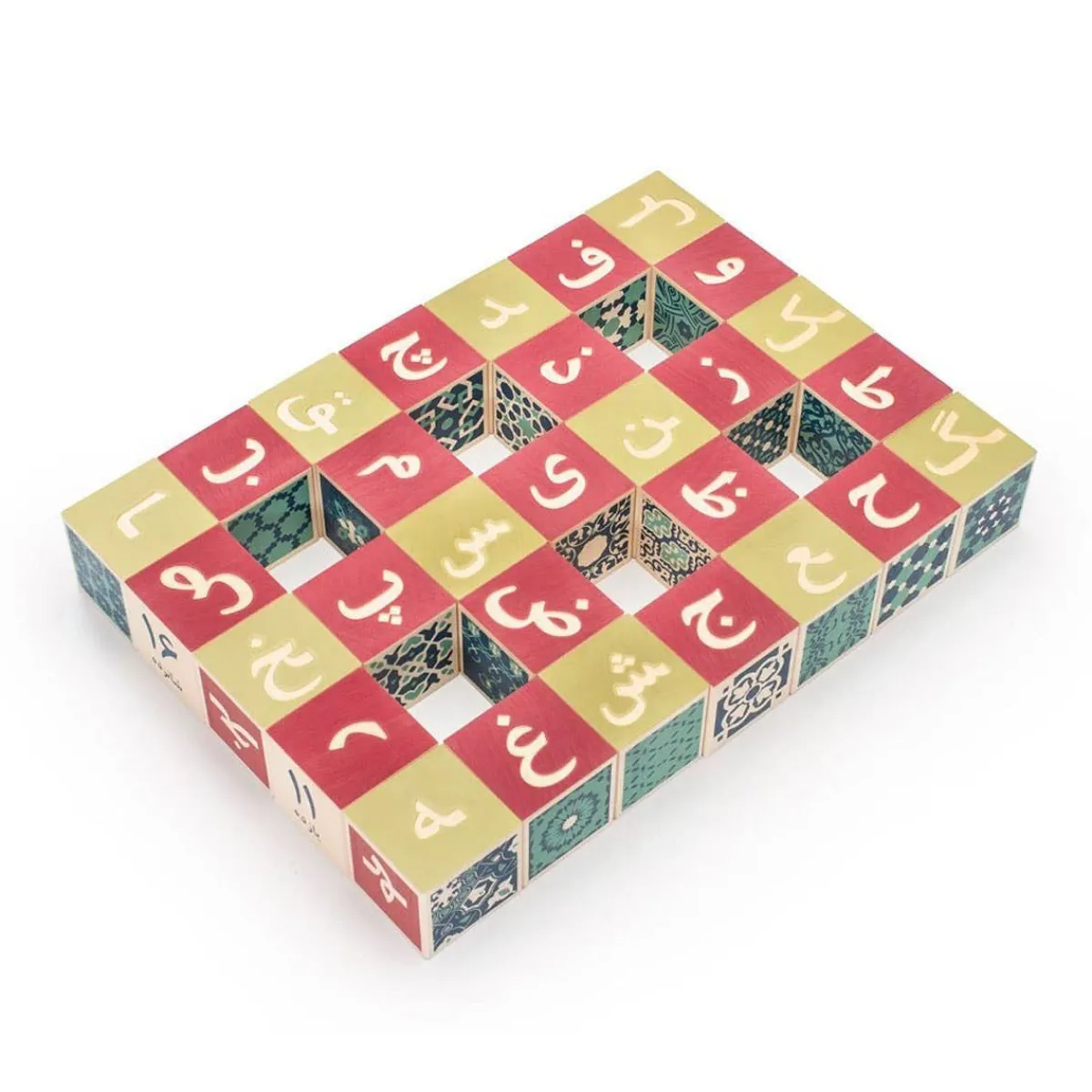 Wooden Toys|Blocks + Shape Sorters-Uncle Goose Persian ABC Blocks