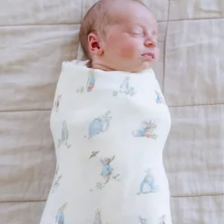 Blankets|Sleep Sacks + Wraps-Saranoni Peter Rabbit Muslin Swaddle (2 Pack)
