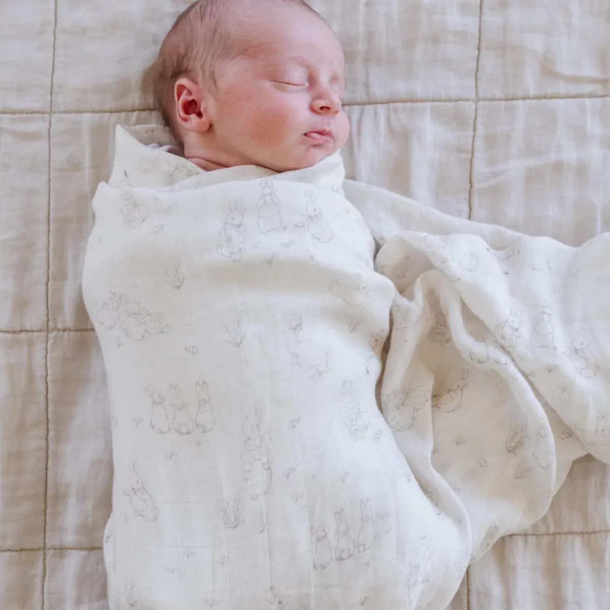 Blankets|Sleep Sacks + Wraps-Saranoni Peter Rabbit Muslin Swaddle (2 Pack)