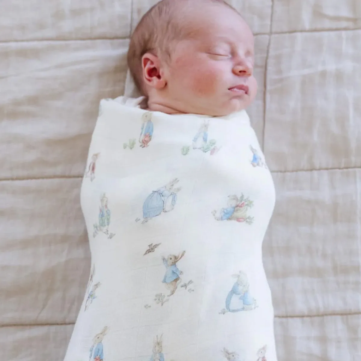 Blankets|Sleep Sacks + Wraps-Saranoni Peter Rabbit Muslin Swaddle (2 Pack)
