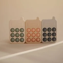 Pop Toys|Play + Learn Toys-Mushie Phone Press Toy