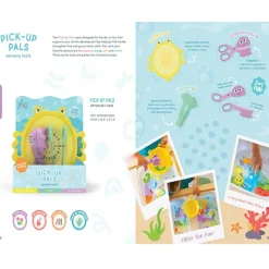 Bath Toys-Glo Pals Pick Up Pals Tool Set Ocean