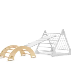 Pretend Play|Wooden Toys-Kinderfeets Pikler Rocking & Climbing Arch