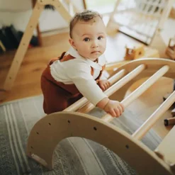 Pretend Play|Wooden Toys-Kinderfeets Pikler Rocking & Climbing Arch