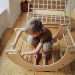 Pretend Play|Wooden Toys-Kinderfeets Pikler Rocking & Climbing Arch