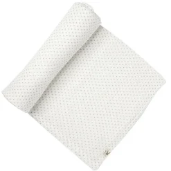 Blankets|Sleep Sacks + Wraps-Pehr Pin Dot Swaddle