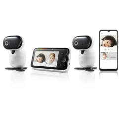 Wifi Monitors|Video Baby Monitors-Motorola PIP1610-2 Wi-Fi Motorized Smart Baby Monitor (2 Pack)