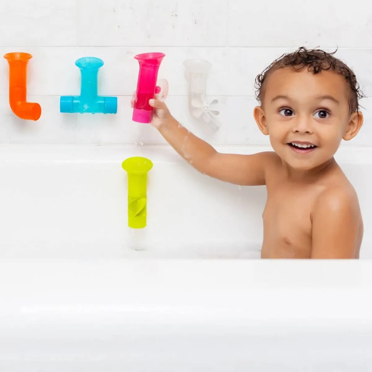Bath Toys-Boon Inc. Pipes Building Bath Toy