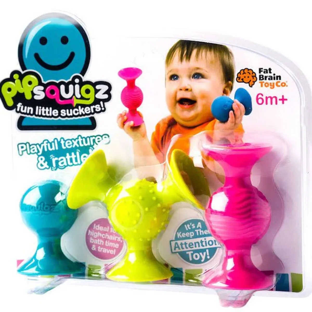 Play + Learn Toys|Grasping Toys-Fat Brain Toys Pipsquigz