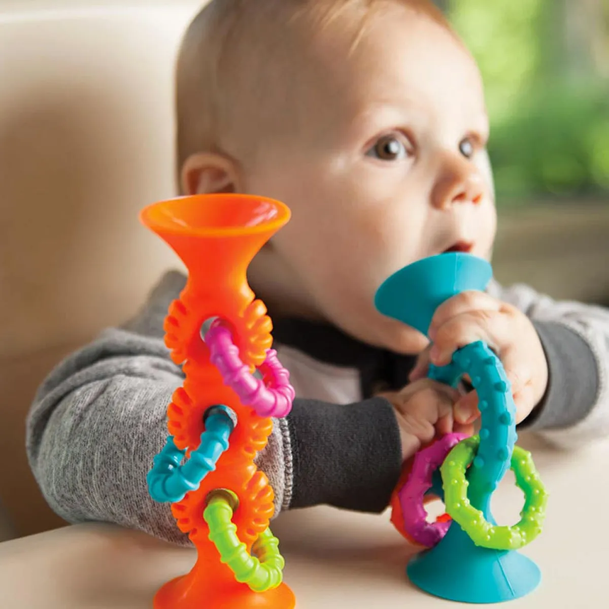 Play + Learn Toys|Grasping Toys-Fat Brain Toys PipSquigz Loops