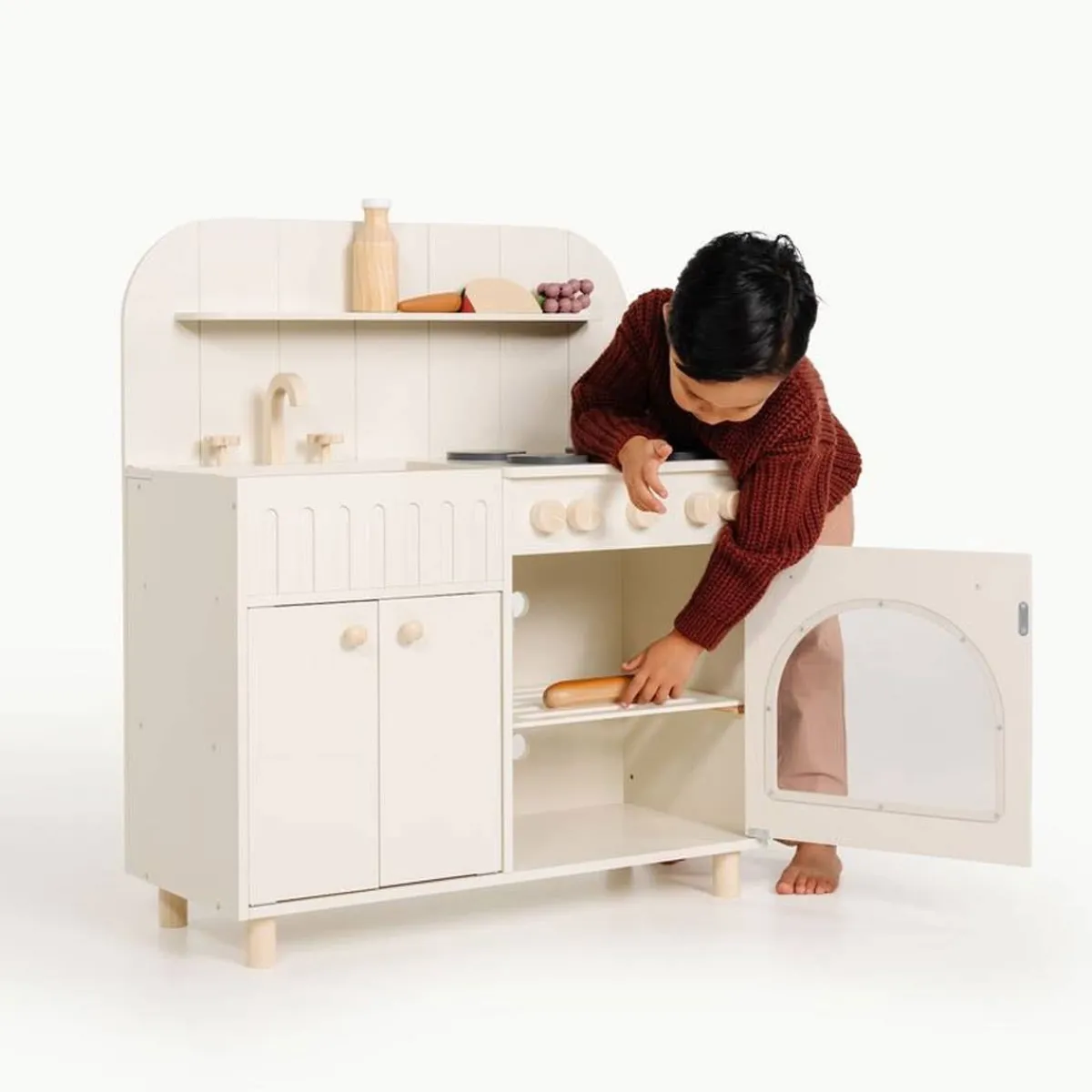 Pretend Play-Gathre Play Kitchen Ivory