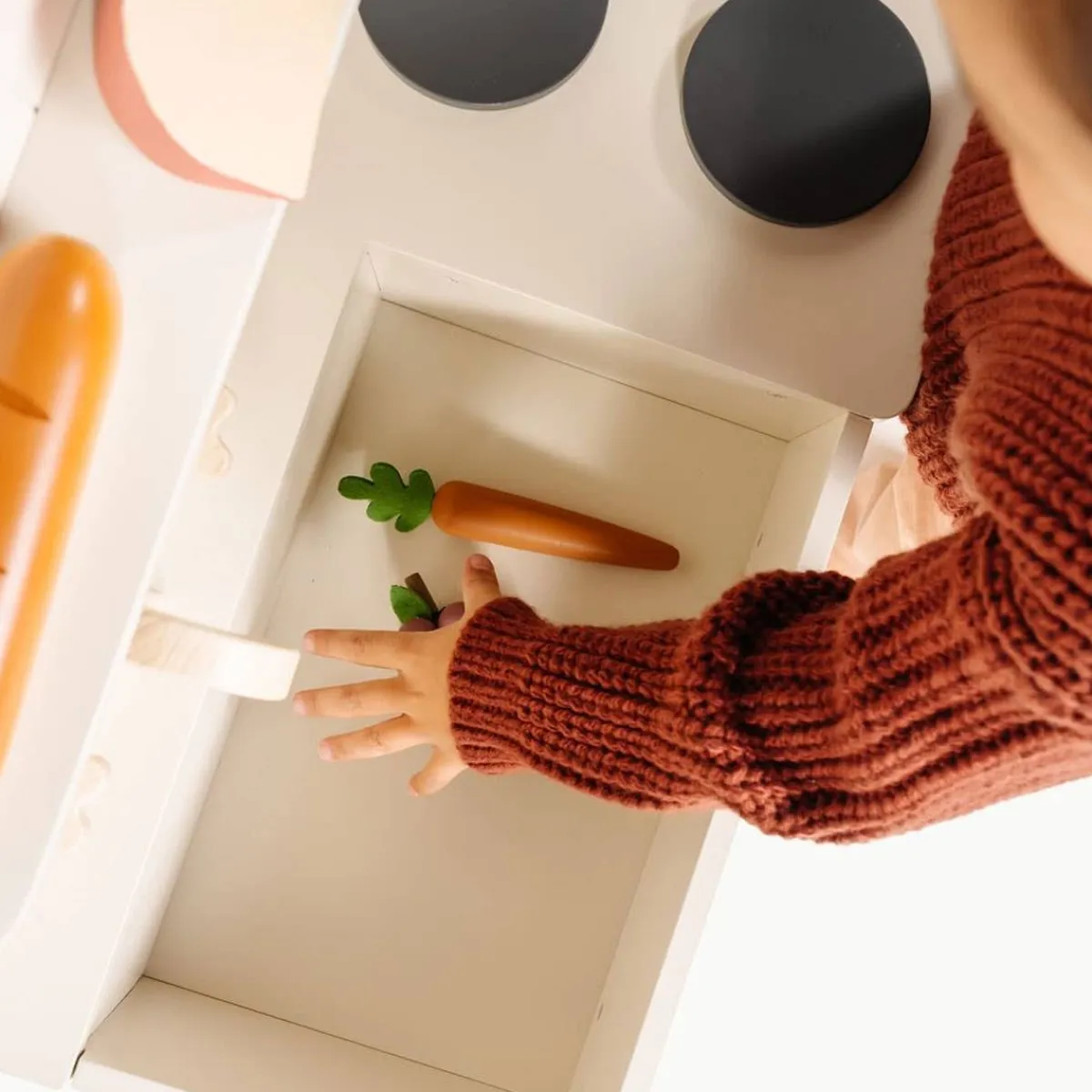 Pretend Play-Gathre Play Kitchen Ivory