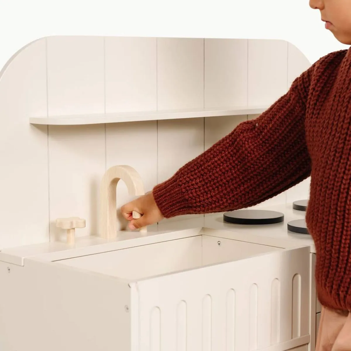 Pretend Play-Gathre Play Kitchen Ivory