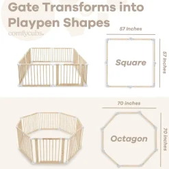 Baby Gates + Babyproofing-Comfycubs Playpen & Gate