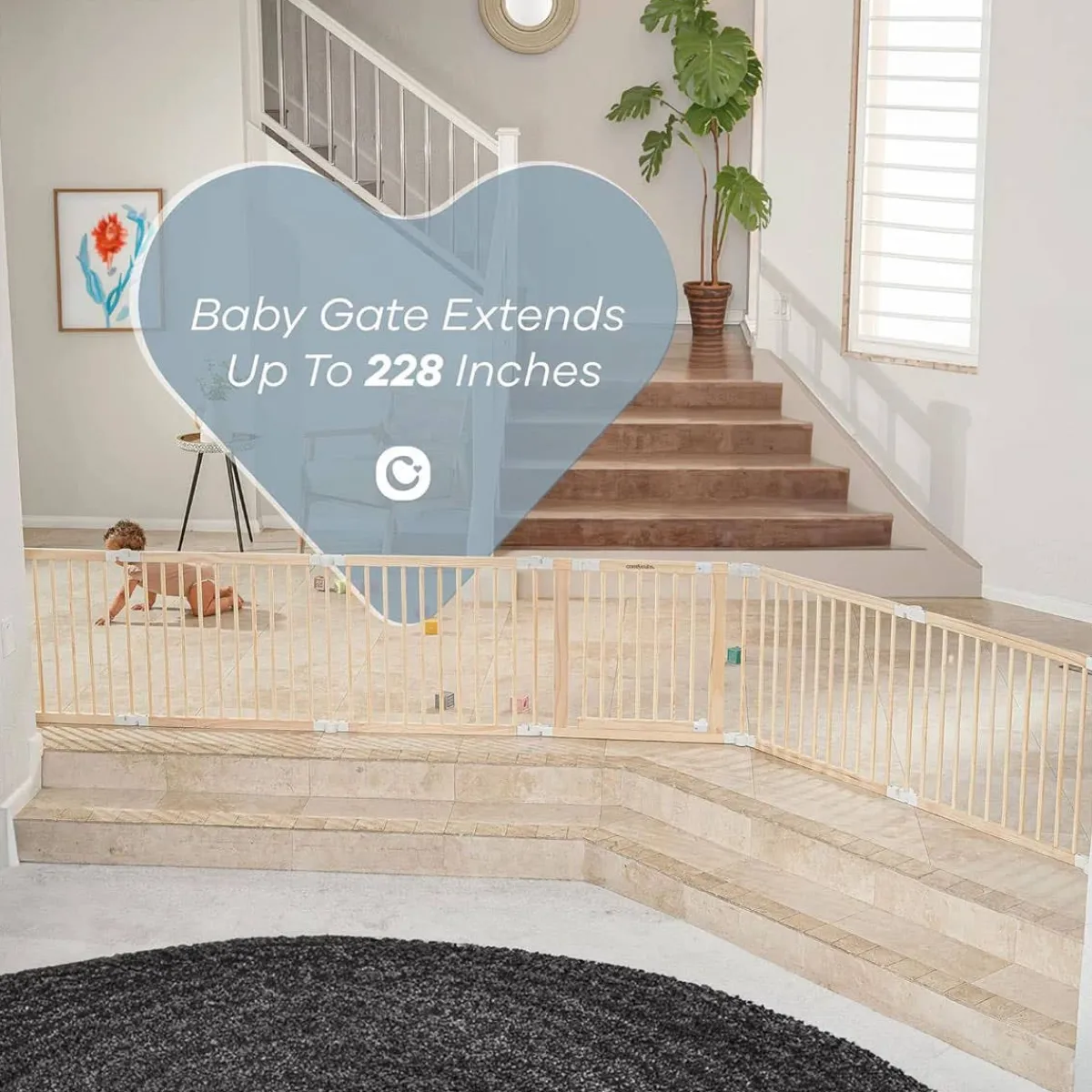 Baby Gates + Babyproofing-Comfycubs Playpen & Gate