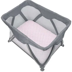 Travel Crib Sheets-Kushies Playpen Sheet Flannel (Print)