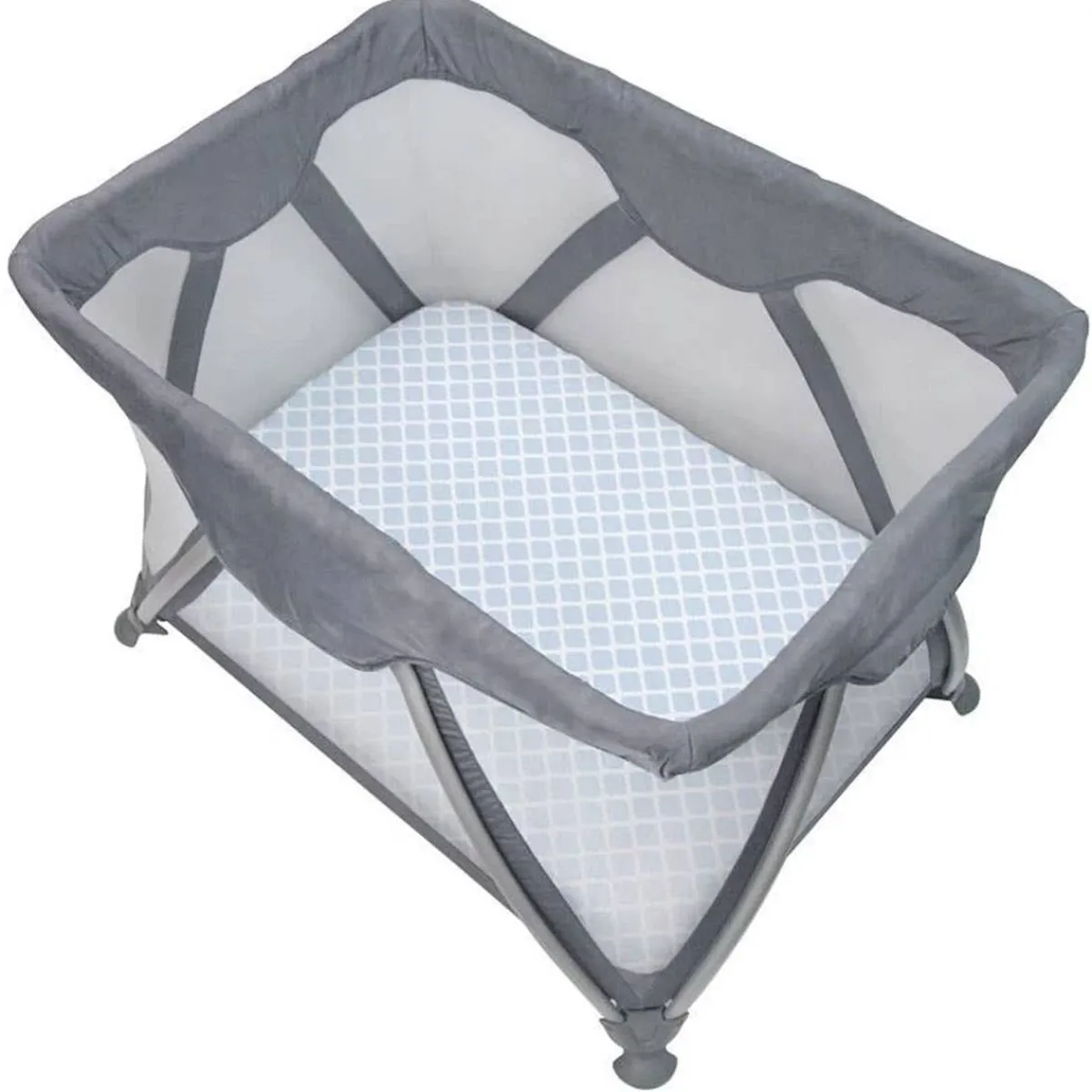 Travel Crib Sheets-Kushies Playpen Sheet Flannel (Print)