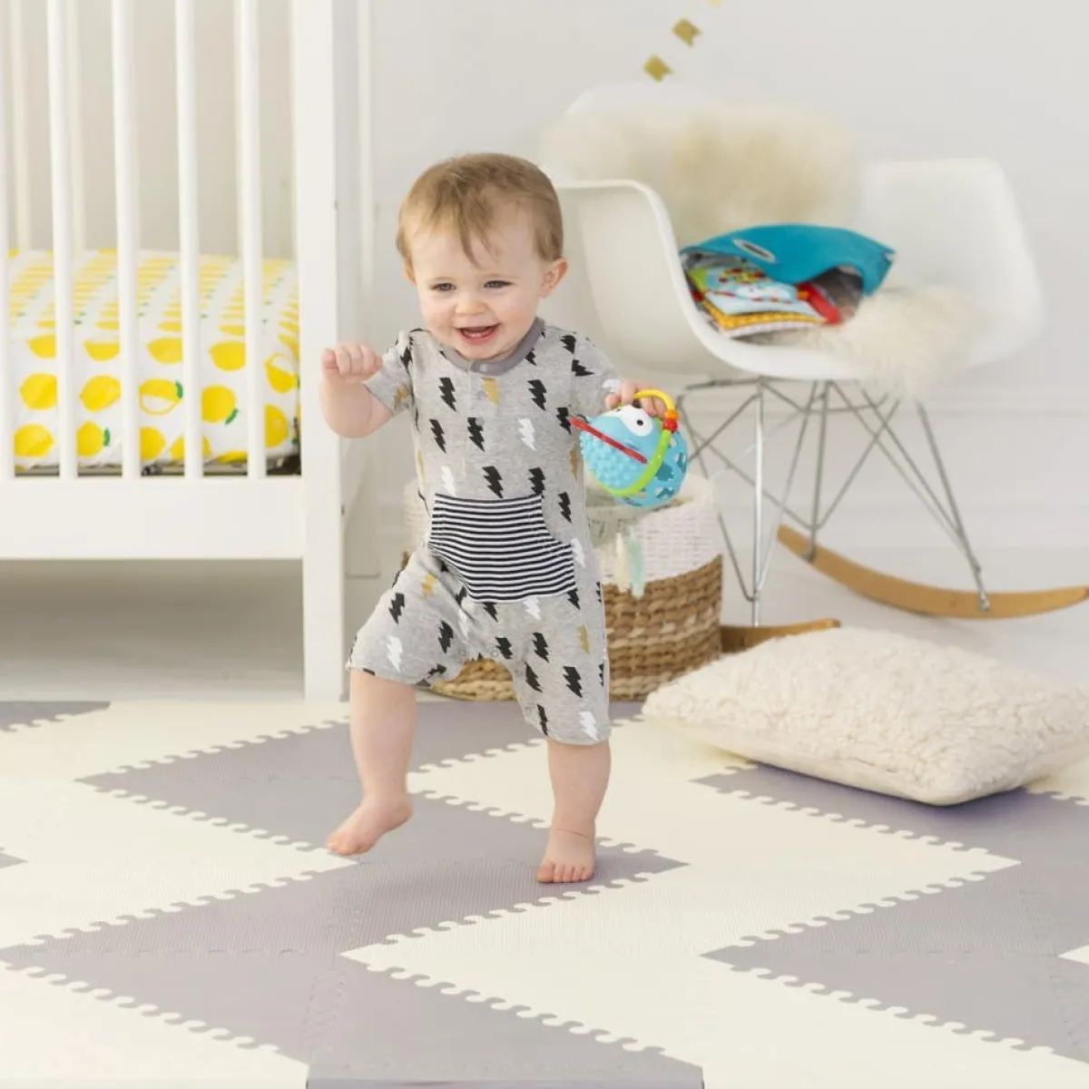 Rugs|Play Mats-Skip Hop Playspot Geo Foam Floor Tiles