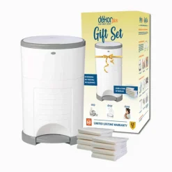Inserts + Refills|Diaper Pails-Dekor Plus Gift Set White