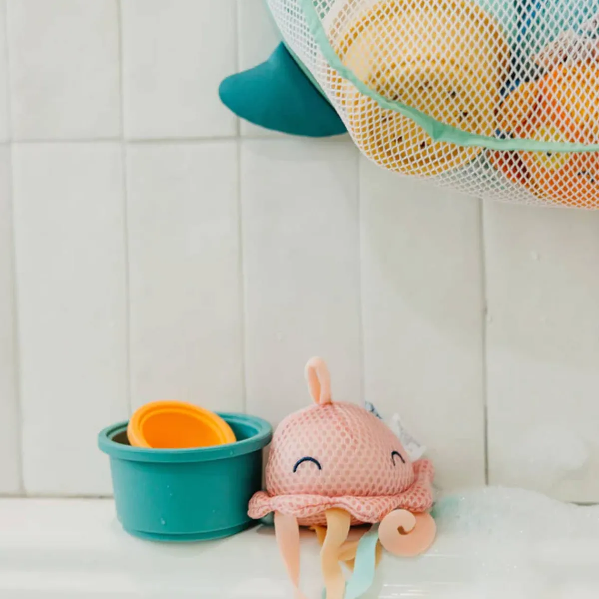 Bath Toys-Copper Pearl Plush Bath Toy Set