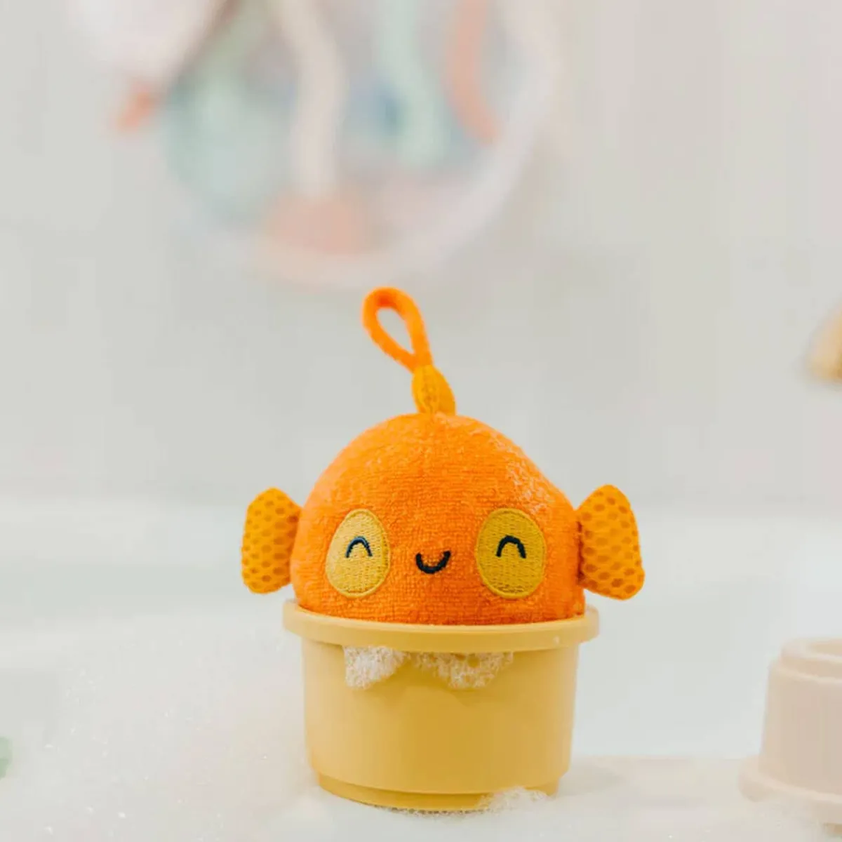 Bath Toys-Copper Pearl Plush Bath Toy Set