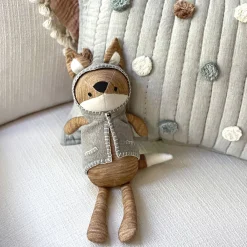 Plush Animals-Crane Baby Plush Toy