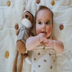 Plush Animals-Crane Baby Plush Toy