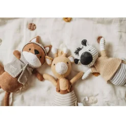 Plush Animals-Crane Baby Plush Toy