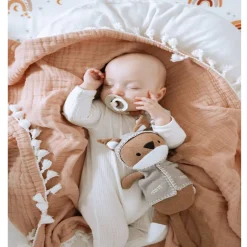 Plush Animals-Crane Baby Plush Toy