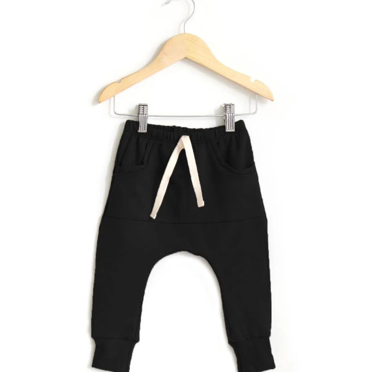 Pants-Posh & Cozy Pocket Jogger (Toddler) Black