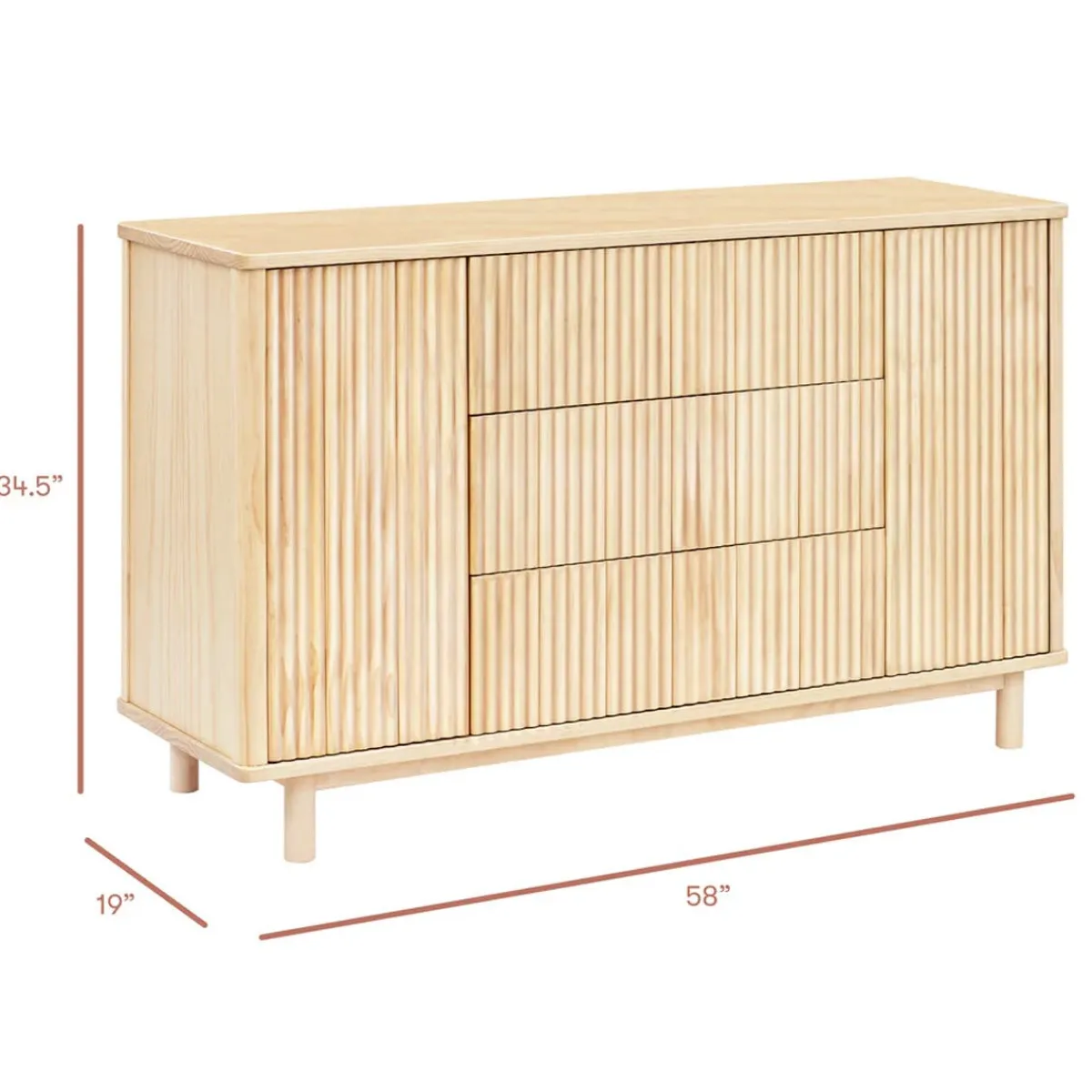 Dressers-Babyletto Pogo Tambour Dresser