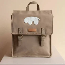 Backpacks-Nanami Polar Bear Puffed Backpack