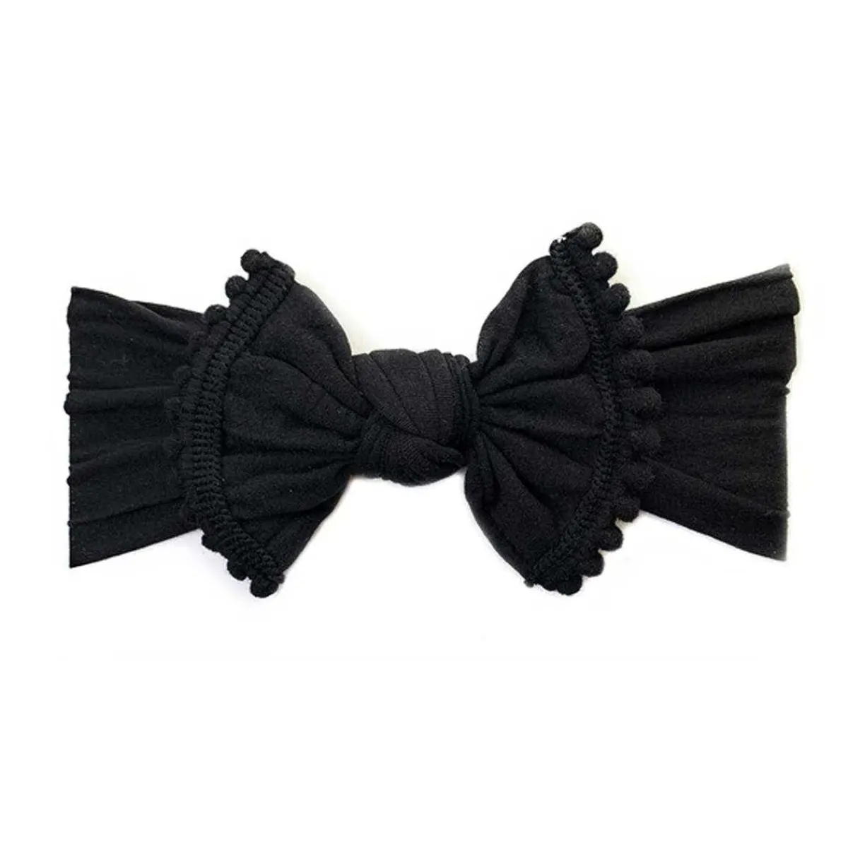 Hair Accessories-Baby Wisp Pom Pom Headband