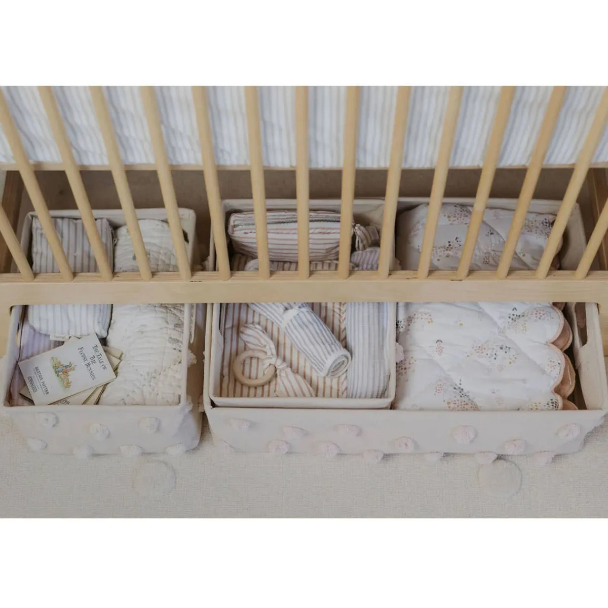 Storage-Pehr Pom Pom Under the Crib Basket (Small)