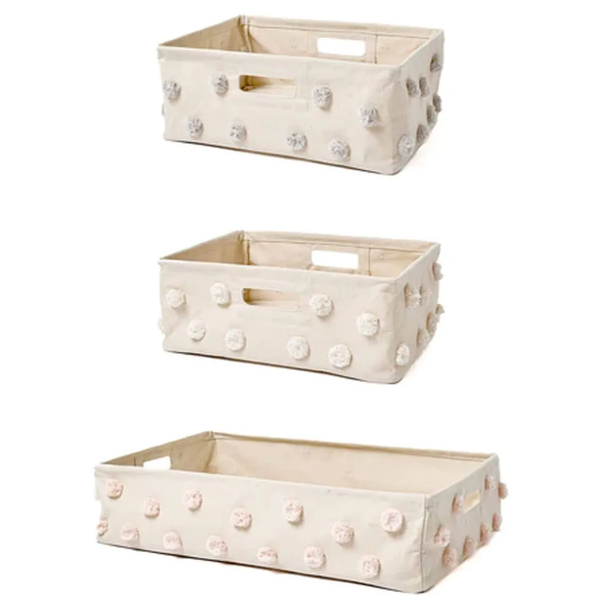 Storage-Pehr Pom Pom Under the Crib Basket (Large)
