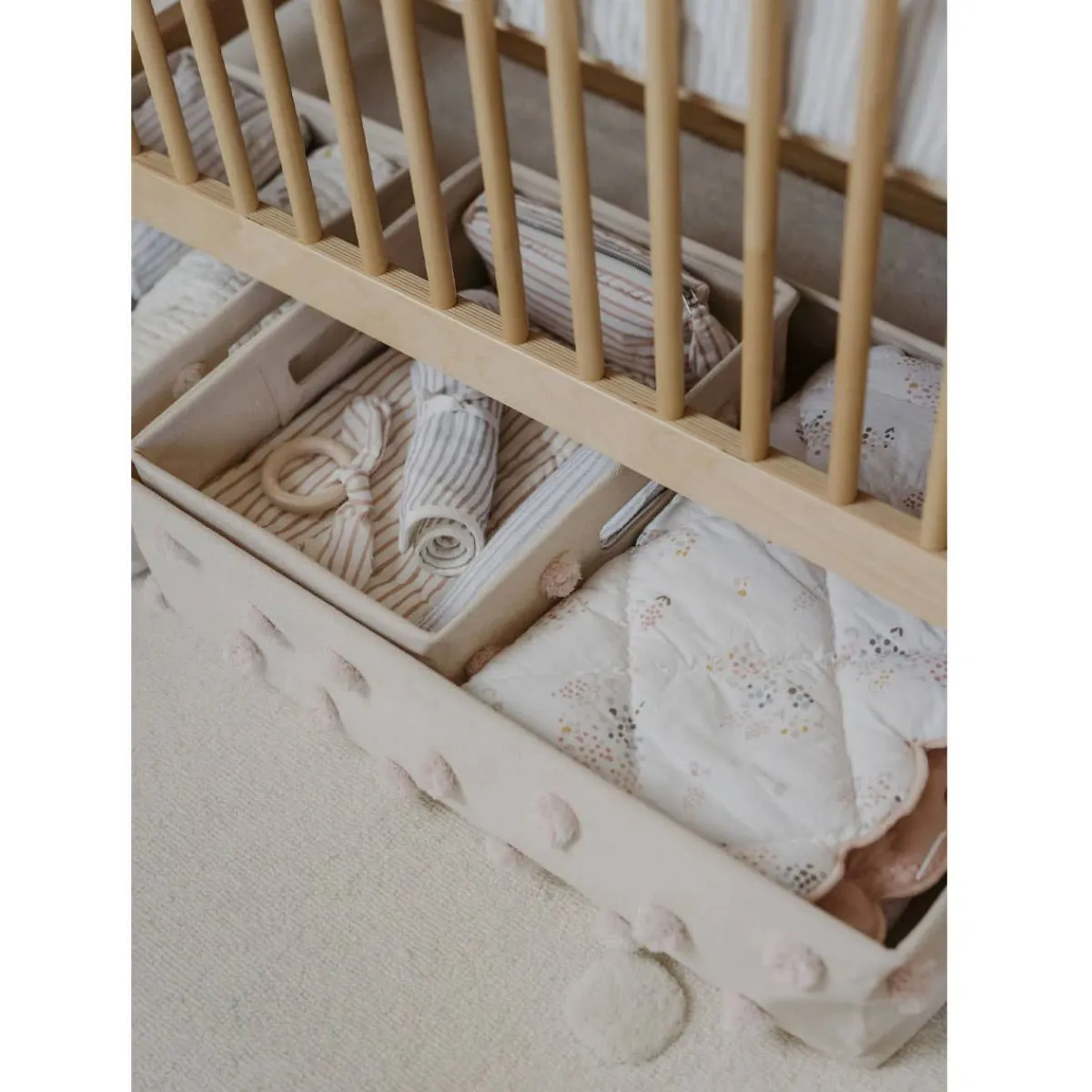 Storage-Pehr Pom Pom Under the Crib Basket (Large)