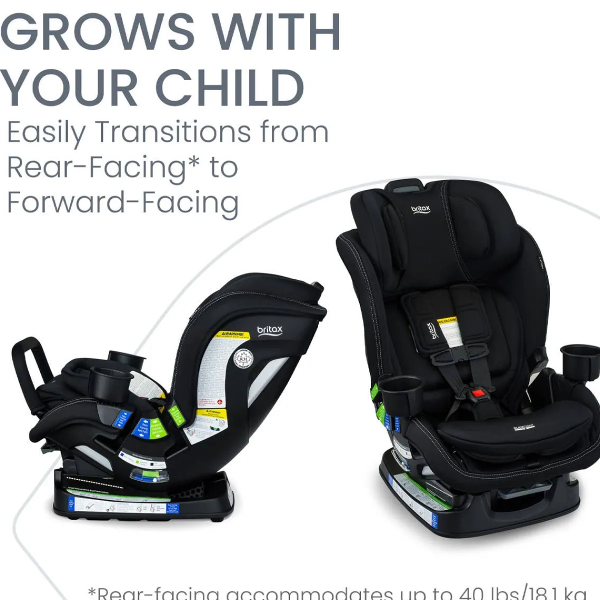 Car Seat Bases|Convertible Car Seats-Britax Poplar S Convertible Car Seat