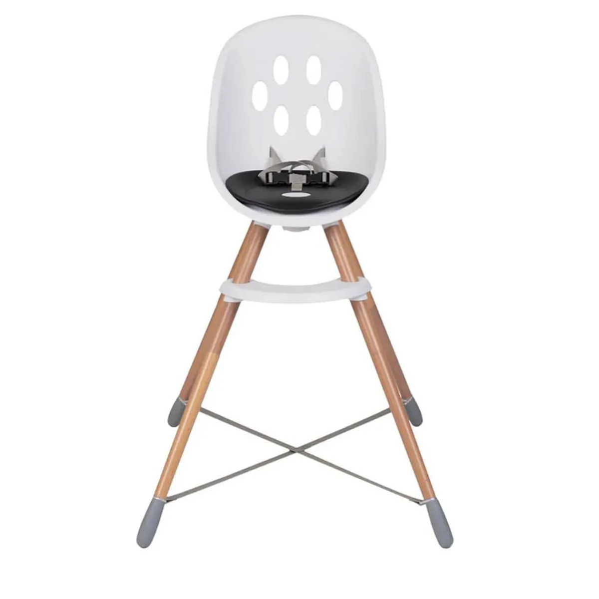 High Chairs & Boosters|Highchairs + Boosters-Phil & Ted's Poppy High Chair (Wood Legs) Black