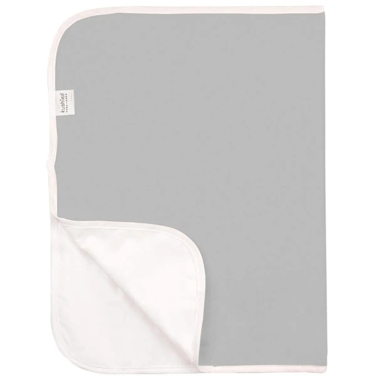 Changing Pads + Covers|Travel Gear-Kushies Portable Changing Pad Flannel (Solid)